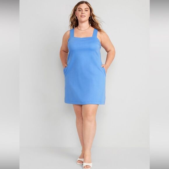 NWT- Old Navy - 3X. Ponte Mini Dress *white - Picture 1 of 8